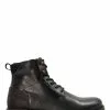 Dune London Cordials Plain Toe Inside Zip Black Boots