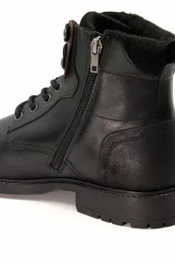 Dune London Cordials Plain Toe Inside Zip Black Boots -Style Sole Zone U9J208s4