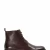 Dune London Brown Collared Toecap Lace Up Boots -Style Sole Zone U9J432s